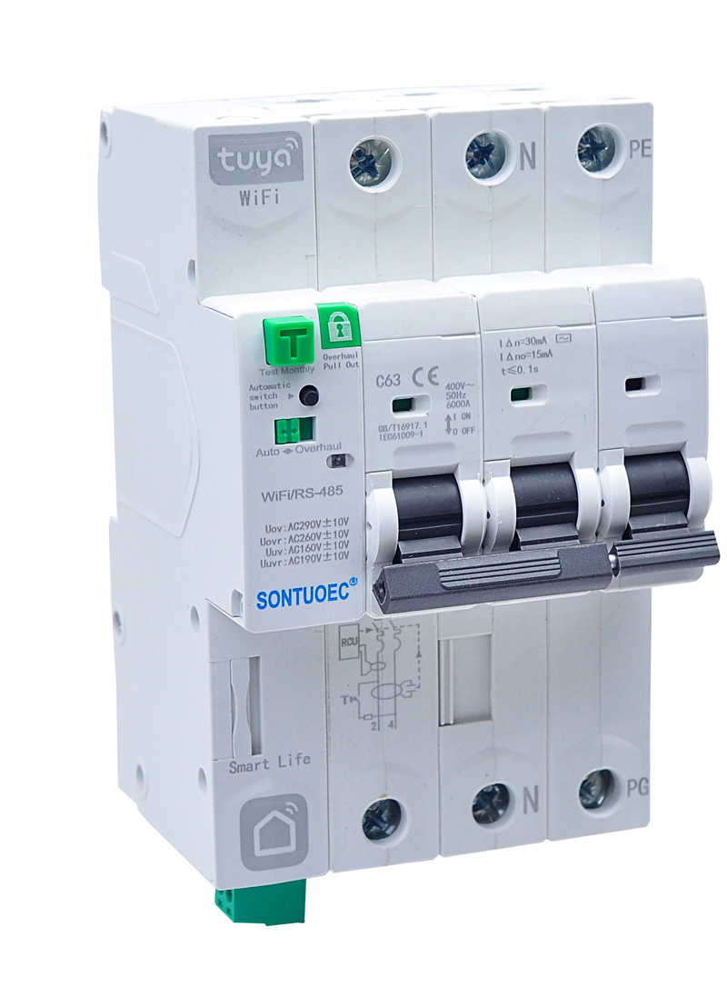 Iot 4G Circuit Breaker WiFi Tuya App Control Control Wireless Remote