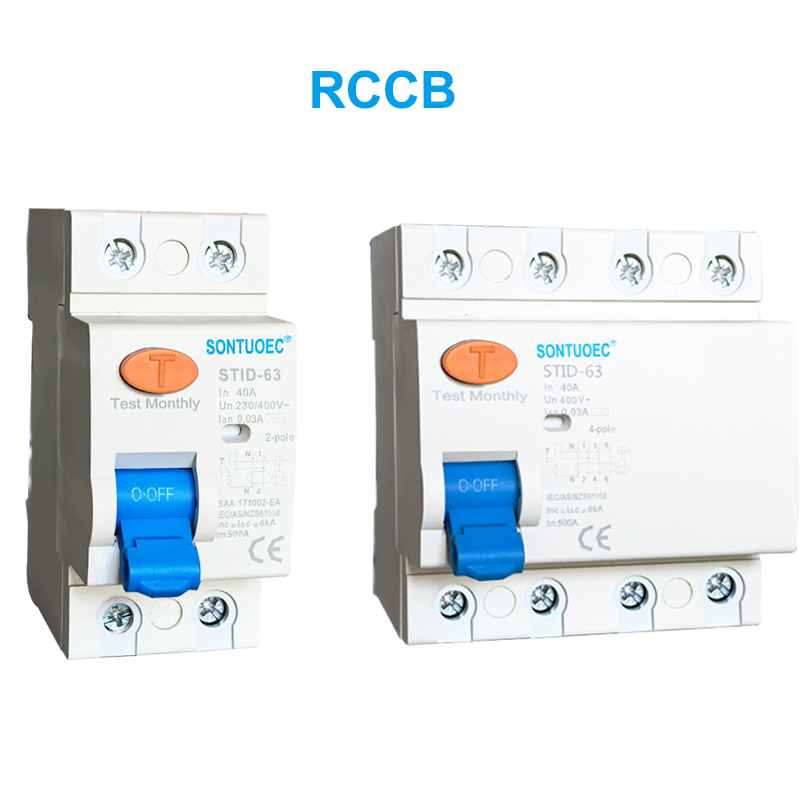 Series-63 andiany RCCB 230V 63A Recaker Circuit Circuit amin'izao fotoana izao
